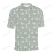 Bunny Pattern Unisex Polo Shirt