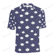 Cloud Pattern Unisex Polo Shirt