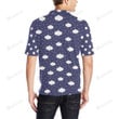 Cloud Pattern Unisex Polo Shirt
