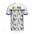 Tennis Home Is Where The Court Is Short Sleeve Polo Shirt