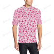 Breast Cancer Pattern Unisex Polo Shirt