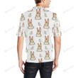 Rabbit Pattern Print Design Unisex Polo Shirt
