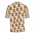 Monkey Pattern Unisex Polo Shirt