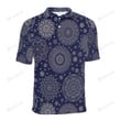 Mandala Pattern Unisex Polo Shirt