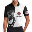 Proud American Firefighter I Dare You To Do My Job Polo Shirt