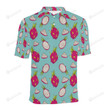 Dragonfruit Pattern Unisex Polo Shirt