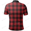 Red Black Buffalo Plaid Polo Shirt