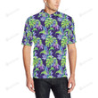Tropical Flower Pattern Unisex Polo Shirt