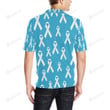 Liver Cancer Pattern Print Unisex Polo Shirt