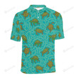 Sea Turtle Pattern Unisex Polo Shirt