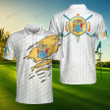 New Jersey Flag Golfer Polo Shirt