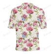 Carnations Pattern Unisex Polo Shirt
