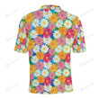 Daisy Pattern Unisex Polo Shirt