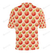 Peach Pattern Unisex Polo Shirt