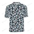 Badminton Ball Pattern Unisex Polo Shirt