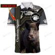 Wild Boar Hunter Polo Shirt