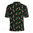 Neon Pineapple Pattern Unisex Polo Shirt
