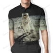 Astronaut Full-Print Polo Shirt