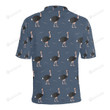 Ostrich Pattern Unisex Polo Shirt