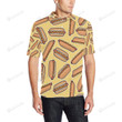 Hot Dog Pattern Unisex Polo Shirt
