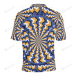 Optical Illusion Pattern Unisex Polo Shirt