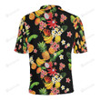 Tropical Fruits Pattern Unisex Polo Shirt