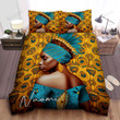 Personalized African Black Girl Duvet Cover Bedding Set