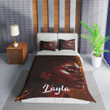 Personalized Curly Hair Black Girl Duvet Cover Bedding Sets