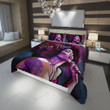 Personalized African American Black Pretty Girl Duvet Cover Bedding Set
