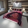 Personalized Black Girl Braids African American Woman Duvet Cover Bedding Set