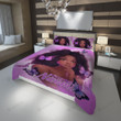 Personalized Black Girl With Butterfly Duvet Cover Bedding Set