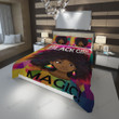 Personalized Colorful Black Girl Magic Duvet Cover Bedding Sets