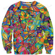 Neon Forest Ugly Christmas Sweater, All Over Print Sweatshirt