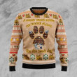Dog And Book Lover Ugly Christmas Sweater, All Over Print Sweatshirt