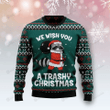 Racoon Trashy For Unisex Ugly Christmas Sweater, All Over Print Sweatshirt