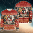Don't Panic Ugly Christmas Sweater, All Over Print Sweatshirt