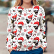 Jagdterrier Xmas Decor Ugly Christmas Sweater, All Over Print Sweatshirt
