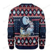 Sleigh Pulled By Reindeer Merry Christmas For Unisex Ugly Christmas Sweater, All Over Print Sweatshirt