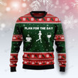 Running Plan For The Day Ugly Sweater