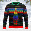 LGBT Christmas Tree Ugly Christmas Sweater, All Over Print Sweatshirt