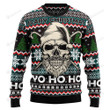 Skull Scary Christmas Ugly Christmas Sweater, Skull Scary Christmas 3D All Over Printed Sweater