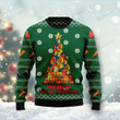 Merry Vegan Christmas Ugly Christmas Sweater, All Over Print Sweatshirt