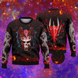 Red Dragon Ugly Christmas Sweater, All Over Print Sweatshirt