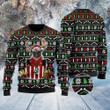 Funny Pug In The Gift Box For Unisex Ugly Christmas Sweater, All Over Print Sweatshirt