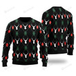 Christmas Deers Argyle Ugly Christmas Sweater, Christmas Deers Argyle 3D All Over Printed Sweater