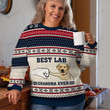 Best Lab Grandma Ever Ugly Christmas Sweater, All Over Print Sweatshirt