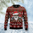 Santa Skull Ugly Christmas Sweater, All Over Print Sweatshirt