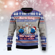 Bowling Merry Christmas Ugly Christmas Sweater, Bowling Merry Christmas 3D All Over Printed Sweater