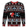 Santa Claus Ugly Christmas Sweater, All Over Print Sweatshirt