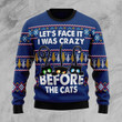 Crazy Cat Christmas Ugly Sweater